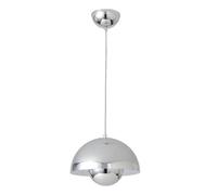 TOKTOP Lampada a sospensione per interni, lampadario per soggiorno moderno, creatività, lampada a sospensione E27 argentata, plafoniera per camera da letto, cucina, sala da pranzo