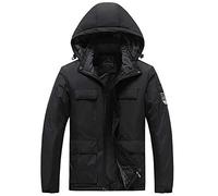 TOKYMOON Giacca Montagna Uomo Giacca Trekking Donna Parka Giacca Softshell Mantieni Caldo Giacche Sportive Traspirante Giacca da Sci Impermeabile Antivento Cappotto Invernale (5XL, Nero)