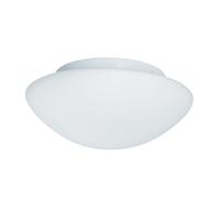 Tokyo 3Lt Flush - Metallo bianco e vetro opalino