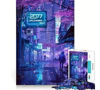 Tokyo al neon: puzzle per ragazzi da 1000 pezzi, gioco per allenare la mente, rilassante e con immagini da assemblare, una piacevole sorpresa (38x52cm)