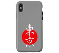 Tokyo Bandiera Giappone Kanji Sole Rosso Per Gli Amanti Del Giappone E Tokyo Custodia per iPhone X/XS