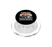 Tokyo Coffee Club Amante del caffè giapponese Caffè retrò PopSockets PopGrip per MagSafe