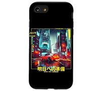 Tokyo cyberpunk Auto in retrò cyberpunk vaporwave estetica Custodia per iPhone SE (2020) / 7/8