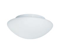 Tokyo Flush - Metallo bianco e vetro opalino