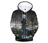 Tokyo Ghoul Felpa Unisex Ken Kanek Felpa Pullover Cosplay Giacca Cappotto Tuta Capispalla, tipo a, XXL