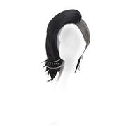 Tokyo Ghoul Femminile COS Parrucca Maschera Maker Parrucca Uta Lunghe parrucche cosplay anime nere e argento grigio + Cappellino parrucca PL-3681