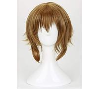 Tokyo Ghoul Fueguchi Hinami Parrucche Cosplay Parrucca sintetica resistente al calore marrone diritta in stile corto + cappuccio parrucca AZ-878