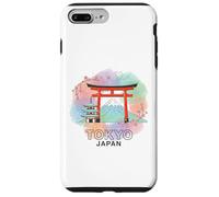 Tokyo Giappone acquerello giapponese souvenir di viaggio Custodia per iPhone 7 Plus/8 Plus
