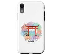 Tokyo Giappone acquerello giapponese souvenir di viaggio Custodia per iPhone XR