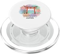 Tokyo Giappone acquerello giapponese souvenir di viaggio PopSockets PopGrip per MagSafe
