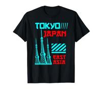 Tokyo Giappone Asia Famosa Capitale Giapponese Maglietta