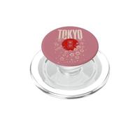 TOKYO GIAPPONE DISTRESSED SAKURA CILIEGIO FIORE ROSSO SOLE PopSockets PopGrip per MagSafe