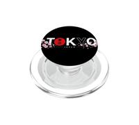 TOKYO GIAPPONE ORIZZONTALE SAKURA CILIEGIO FIORE ROSSO SOLE PopSockets PopGrip per MagSafe