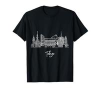 Tokyo, giappone, orizzonte, asia, viaggio, souvenir, bianco, paesaggio urbano Maglietta