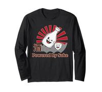 Tokyo Giappone Sake Love Wine Friends Buoni Tempi Divertimento Classico Maglia a Manica