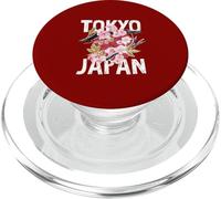 Tokyo Giappone Sakura Cherry Blossom Sul Giappone Sole Rosso PopSockets PopGrip per MagSafe