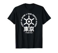 Tokyo Giappone simbolo della città Tokyo Kanji Retro Otaku Souvenir Maglietta