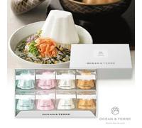 Tokyo Ginza OCEAN & TERRE Mt. Fuji Style Ochazuke Monaka set 8 gusti regalo...