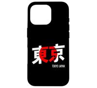 Tokyo Japan City Kanji Word Bandiera giapponese Custodia per iPhone 16 Pro