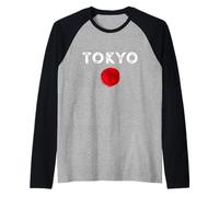Tokyo Japan Graphic Tees - Novelty T-Shirts & Cool Designs Maglia con Maniche Raglan