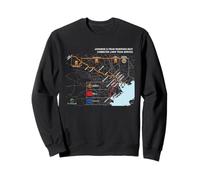 Tokyo Japan Train Suburban Line Railway - Souvenir Mappa del percorso Felpa