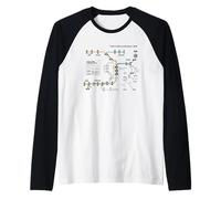 Tokyo Japan Train Suburban Line Railway - Souvenir Mappa del percorso Maglia con Maniche Raglan