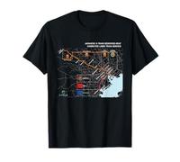 Tokyo Japan Train Suburban Line Railway - Souvenir Mappa del percorso Maglietta