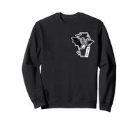 Tokyo Kawaii Bat - Creepy Carino Bara Pastello Goth Giapponese Felpa