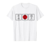 Tokyo Kyoto Osaka Design - Maglietta estetica Kanji Minimal Japan Maglietta