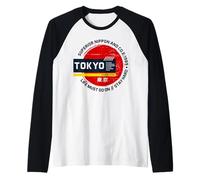 Tokyo Life Must Go On Maglia con Maniche Raglan