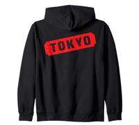 Tokyo Logo #6 Etichetta Osaka Nippon Giappone Kyoto Sapporo Felpa con Cappuccio