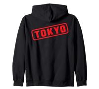 Tokyo Logo #7 Etichetta Osaka Nippon Giappone Kyoto Sapporo Felpa con Cappuccio