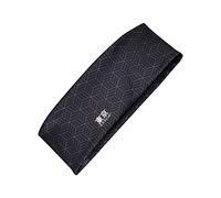 Tokyo Misfit - Fasce giapponesi per uomini e donne, fascia per il sudore, allenamento, yoga, moda, corsa, sport, basket, bandana (cubo-nero)