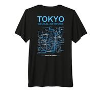 Tokyo Neural Network Circuito - Design sul Retro Maglietta Premium