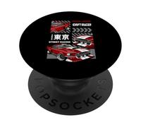 Tokyo Race Car Giapponese Kanji Giappone Speed Car Street Racing PopSockets PopGrip Adesivo