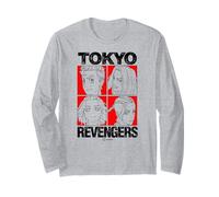 Tokyo Revengers Character Grid Anime Maglia a Manica