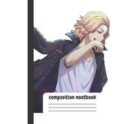 tokyo revengers composition nootbook: anime composition nootbook Takemichi Hanagaki mikey draken tokyo revengers nootbook cool gift for kids and ... and otaku 110 Blank Lined Pages (6" x 9")