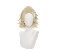 Tokyo Revengers Manjiro Sano Cosplay Parrucca Hanagaki Takemichi Cosplay Chifuyu Matsuno Dorato Corto Capelli Sintetici Parrucche