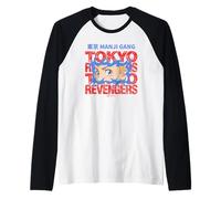 Tokyo Revengers Takemichi Eyes Anime Maglia con Maniche Raglan