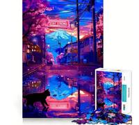 Tokyo Serenity Tranquillità Puzzle da 1000 pezzi per adolescenti Gioco per l'esercizio mentale Tempo di condivisione Taglio di precisione Pezzo da collezione artistica 50x75cm