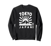 Tokyo Skyline Giappone Monte Fuji Luoghi di Interesse Skytree Kanji Souvenir Felpa