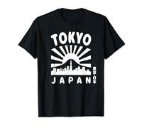 Tokyo Skyline Giappone Monte Fuji Luoghi di Interesse Skytree Kanji Souvenir Maglietta