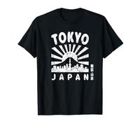 Tokyo Skyline Giappone Monte Fuji Luoghi di Interesse Skytree Kanji Souvenir Maglietta