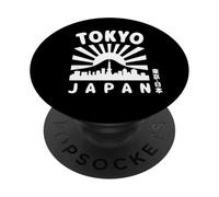 Tokyo Skyline Giappone Monte Fuji Luoghi di interesse Skytree Kanji Souvenir PopSockets PopGrip Adesivo