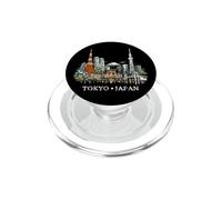 Tokyo Skyline Giappone Monte Fuji Luoghi di interesse Skytree Souvenir PopSockets PopGrip per MagSafe