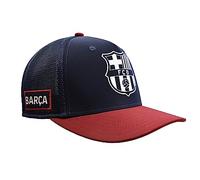 TokyRu Sports Cappello Barça Mesh con licenza - Taglia regolabile per adulti, Blu navy, XL