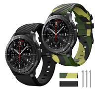 TOLAIK cinturino compatibile per Samsung Galaxy Watch 3 45 mm/Galaxy Watch 46 mm/Gear S3 Frontier/Classic 22 mm Smart Watch cinturino in silicone