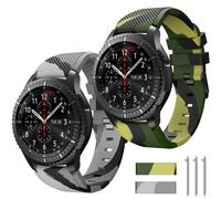 TOLAIK cinturino compatibile per Samsung Galaxy Watch 3 45 mm/Galaxy Watch 46 mm/Gear S3 Frontier/Classic 22 mm Smart Watch cinturino in silicone