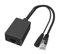 Tolaily Iniettore PoE Gigabit PoE Convertitore PoE 24 V Passivo a 48 V PoE 12-24 V DC Conversione a 48 V 802.3af PoE per Videosorveglianza