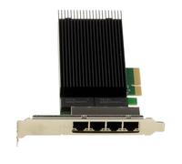 Tolaily Scheda PCIe Controller di Rete 2.5G X4 LAN Gigabit Ethernet 4 porte RJ45 Chipset Support 10 100 1000 2500 1G 2.5G